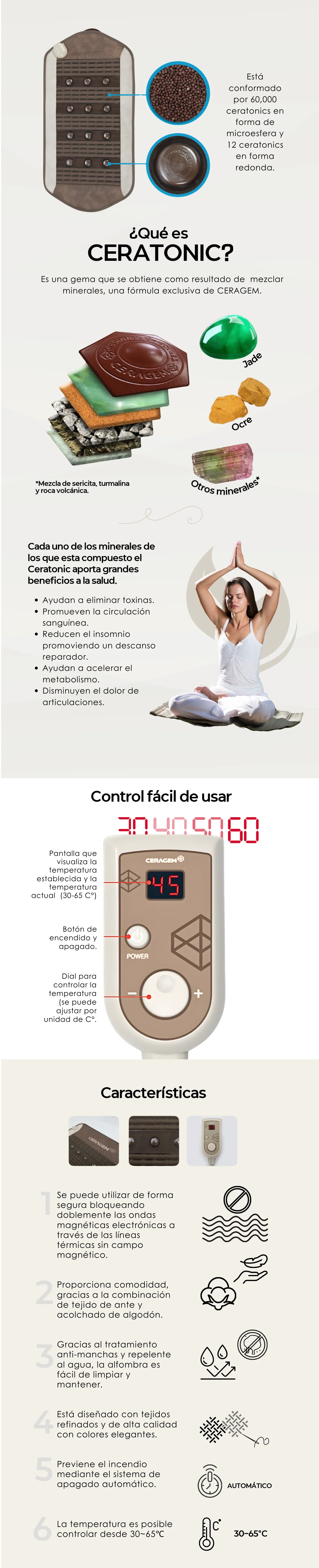 Caracteristicas de Maximix con Ceratonic