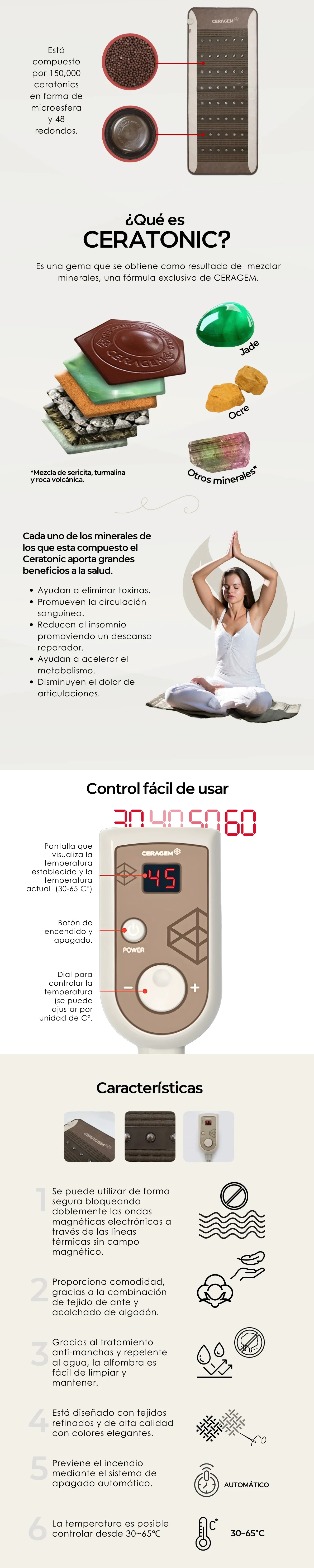 Caracteristicas del Megamix con Ceratonic